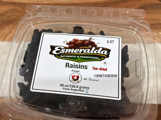 [ES-0019] ESMERALDA RAISINS 8 OZ