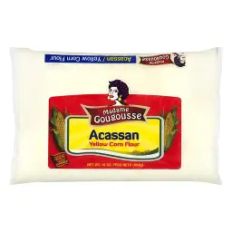 ACASSAN YELLOW CORN FLOUR 12/16 OZ