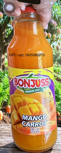 BONJUSS MANGO CARROT 12/18 OZ