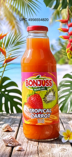BONJUSS TROPICAL CARROT 12/18 OZ
